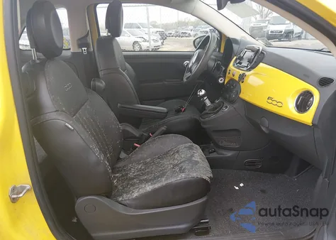 2017 Fiat 500 Lounge из США, поврежденный, VIN 3C3CFFCR4HT594278